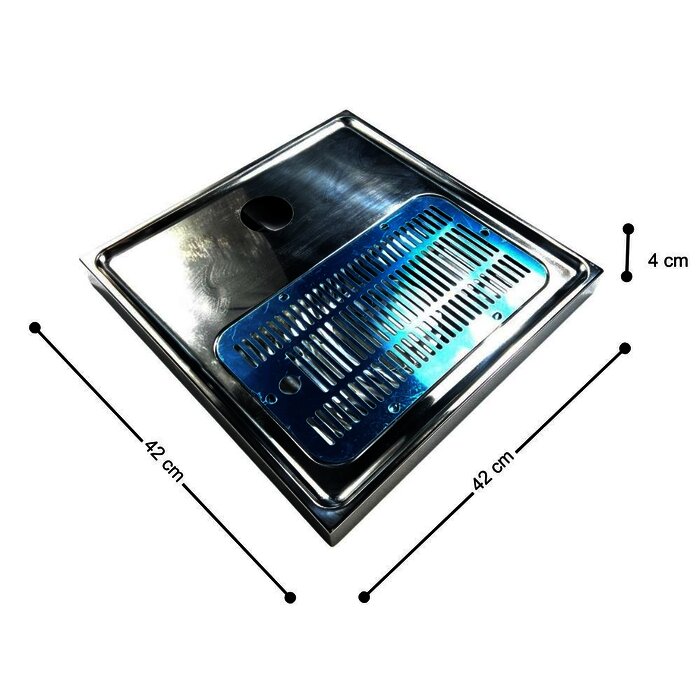 CHAROLA MET 1 TORRE CER 40X40CM