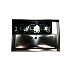 CHAROLA MET 2 TORRES CER 60X40CM