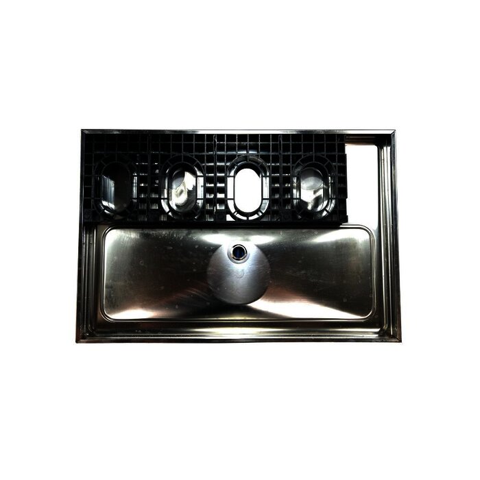 CHAROLA MET 2 TORRES CER 60X40CM