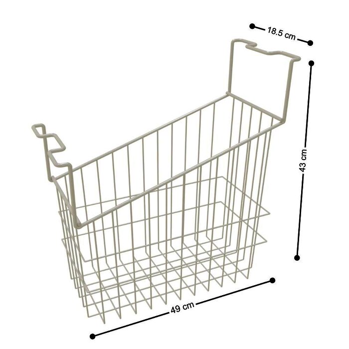 CANASTILLA MET BLA EHF10 185X527MM