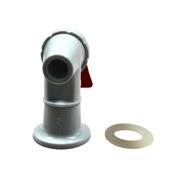 LLAVE AGUA CALIENTE 3/4" ROJ HEMB P/DIS