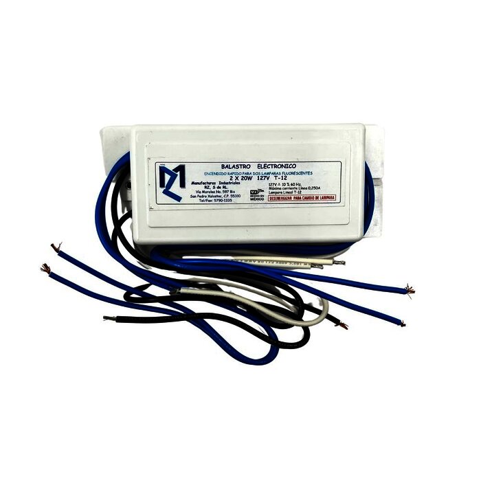 BALASTRA 2X20 127V MCA ELECTRON