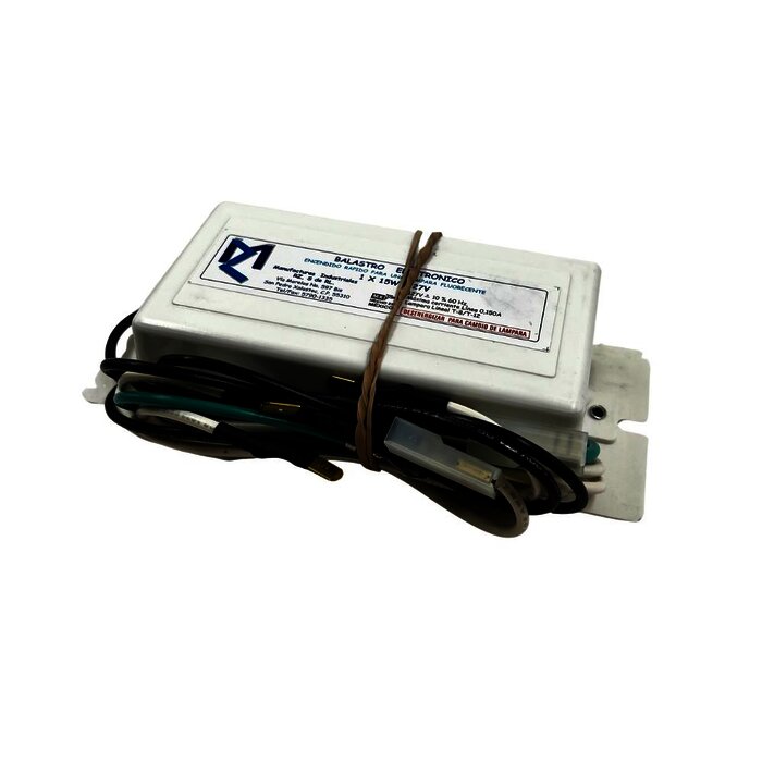 BALASTRA ELECT 1X15W 115V 50/60HZ