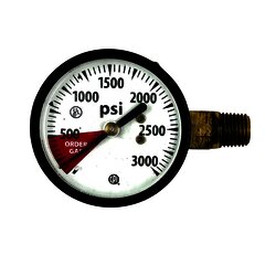 MANOMETRO ALTAPERLICK2489R 0-3000 LBA