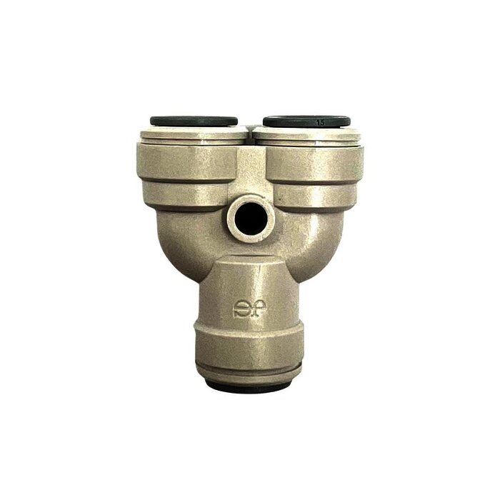 CONECTOR 2 VIAS PE 3/8" JOHN GUEST