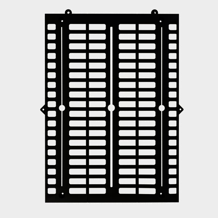 REJILLA PP TRASERA CEN NEG